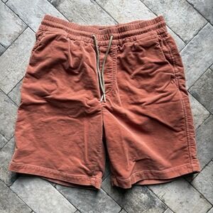 SCOTCH & SODA Corduroy 7.5"‎ Shorts Mens 29 Orange Garment Dyed